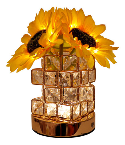 Lámpara De Mesa Sunflower, Regulable, Lámpara Con Forma De F