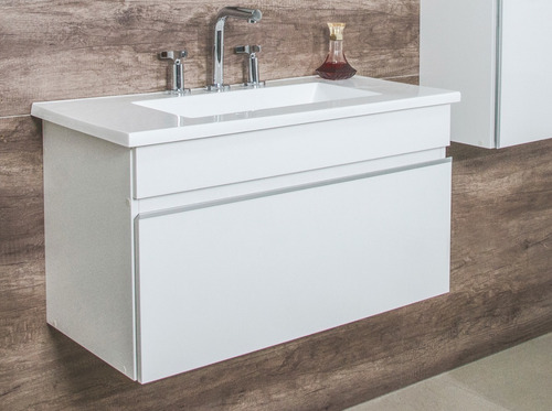 Vanitory Colgante 60 Blanco Laqueado Calidad
