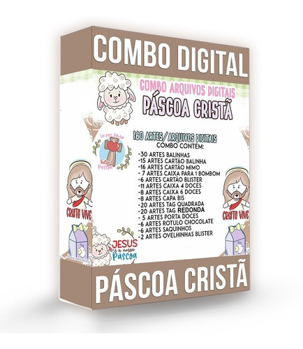 Pacote Especial Páscoa Cristã Completo | Conteúdo Descrição