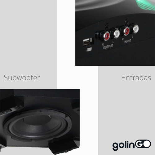 Minicomponente Fol Bluetooth Teatro En Casa Bocinas Audio