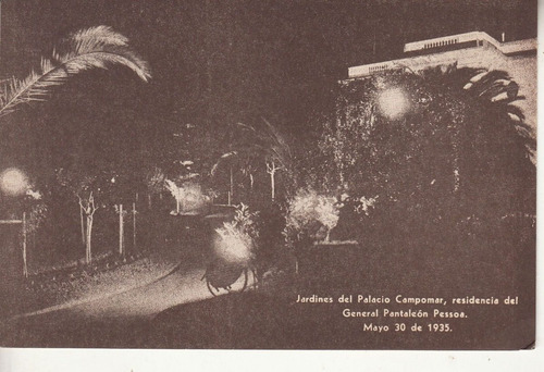 1935 Postal Ute Jardines Palacio Campomar Expo Porto Alegre
