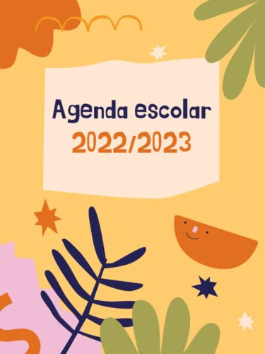 Agenda Escolar 2022-2023 Semanal: Original Practica Util  Or