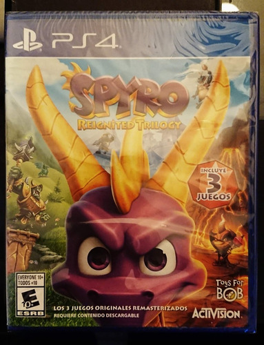 Spyro Reignited Trilogy Ps4, Nuevo Y Sellado