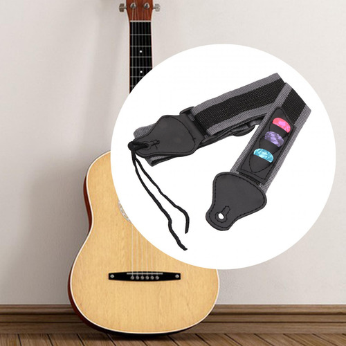 2 Correa De Guitarra Con 3 PĂșas De Guitarra Ocio Suave
