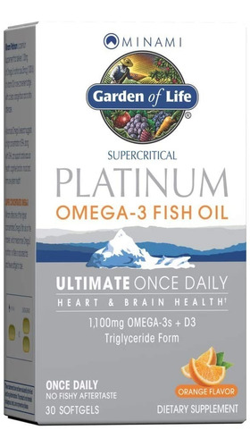 Omega 3 Aceite De Platino 30 Caps - Unidad a $10363