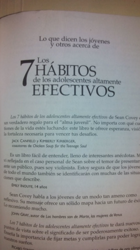 Los 7 Habitos De Las Familias Y 7 Habitos De Los Adolescente (Usado)