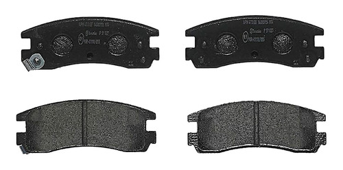 Set-4 Balatas Traseras Oldsmobile Alero 2.4l L4 99 Al 01