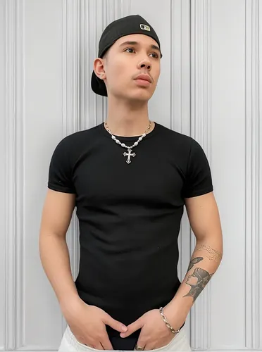 Camiseta Americana Canelada Ribana Algodão Justa Premium
