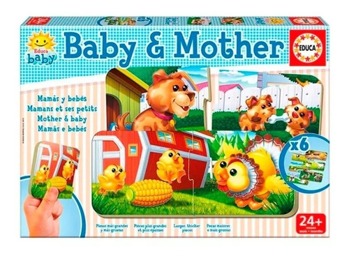 Juego Baby Mother Mamas Y Bebes X6 Educa - Sharif Express