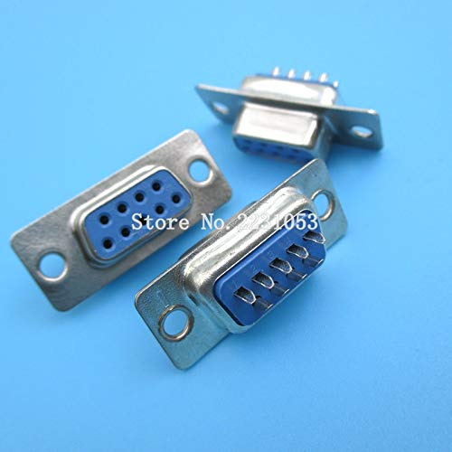 Handycrf 10pcs Lot Rs232 Conector Puerto Serie Db9 Hembra