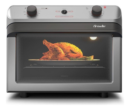 Forno Elétrico De Bancada Mueller 35litros Prata Mfb35f 220v
