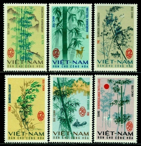 Flora - Bambúes - Vietnam Norte - Serie Mint 