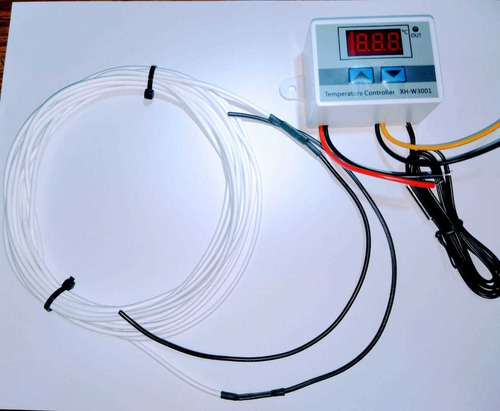 Termómetro W3001 + Resistencia Fibra De Carbono 5mts 70watts