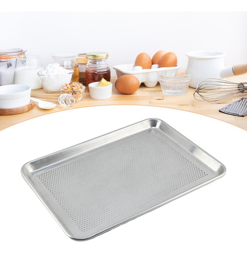Bandeja Perforada Para Hornear, Bandeja Para Horno, 46x33cm
