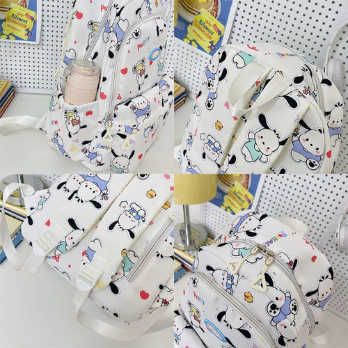 Mochila Informal Con Estampado De Dibujos Animados