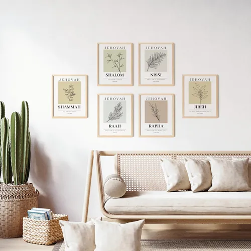 97 Decor Poster De Nombres Hebreos De Dios, Decoracion Minim