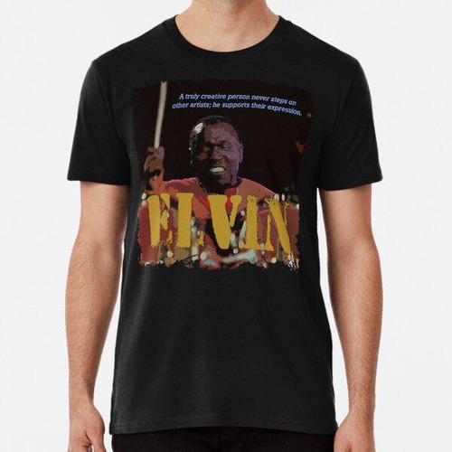 Remera Jazz Wisdom De Elvin Jones Algodon Premium