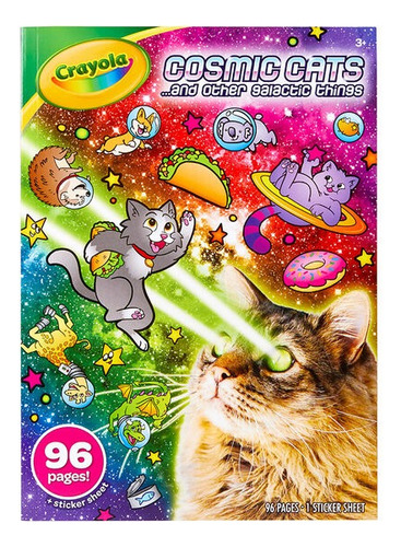 Libro Para Colorear Cosmic Cats De Crayola