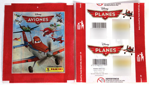 Figuritas Aviones 2013 Panini Pack 25 Sobres Importados