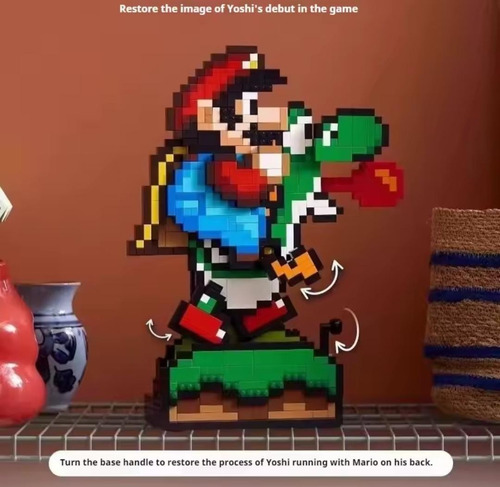 Blocos De Montar Super Mario Yoshi - 1215 Pçs 1215 Super Mario Yoshi