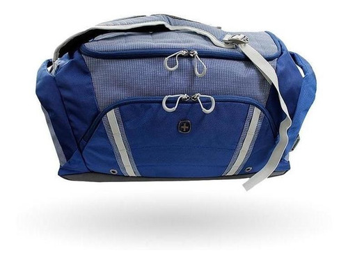 Maleta Wenger Petaca Deportiva  Synergy Azul Con Gris/605088