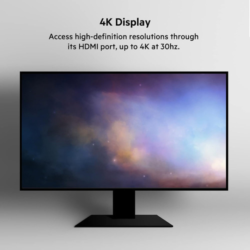 Base Adaptadora Multipuerto 4 En 1 Con Hdmi 4k