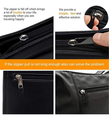 A 10-pack Zipper Puller Replacement Zipper Slider Kit