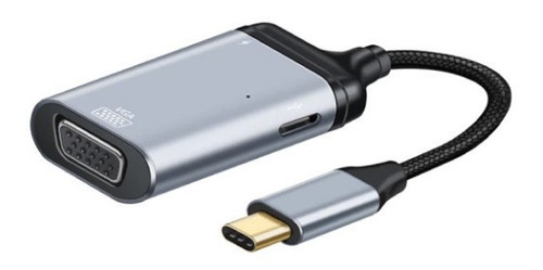 Adaptador Usb-c A Vga+ Power D+ Usb-c Celular Portátil iPad