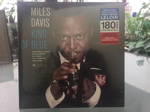 Lp Miles Davis Lacrado, plegable, 180 g, color azul, importado