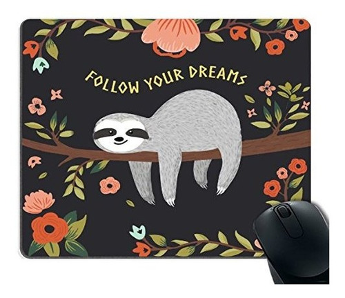 Gaming Mouse Pad Custom, Follow Your Dreams Mouse Pad Cute B