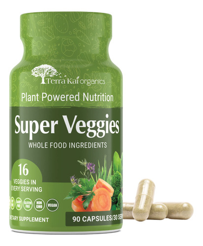 Terra Kai Organics Suplemento Organico De Super Verduras Sin