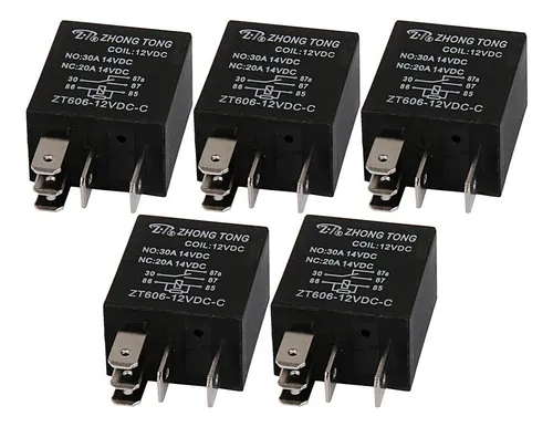 5 Piezas 5 Polos Spdt Amp Dc 12v De Para Alarmas De De