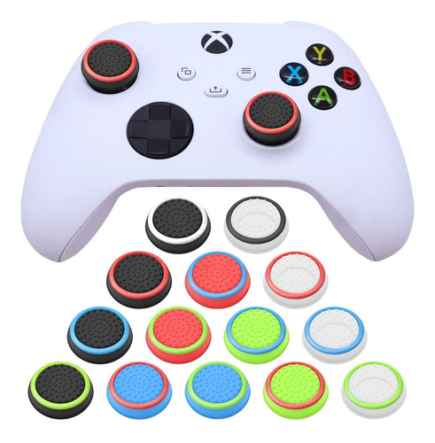 X4 Grips Silicón Para Xbox Series X S Ps5 Ps4 Joystick Gomas