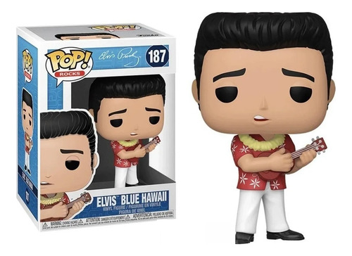 Funko Elvis Presley Blue Hawaii # 187 + Protector Invisible