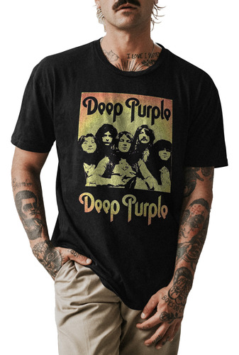 Polo Personalizado Banda De Rock Deep Purple 001
