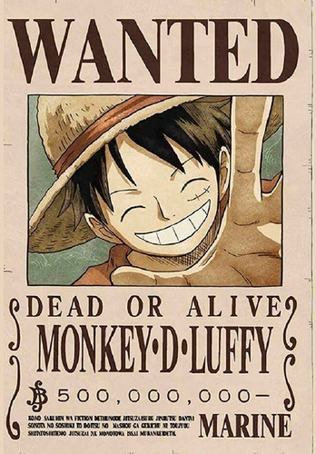 Luffy Wanted 500k One Piece Mugiwara 177k No Ace Shanks Roge