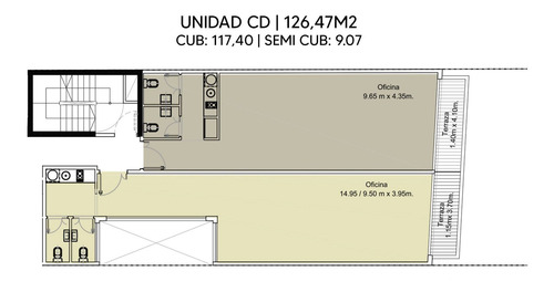 Imagen 6 de 12 de Oficina 126m2 Venta Palermo Chico A Estrenar
