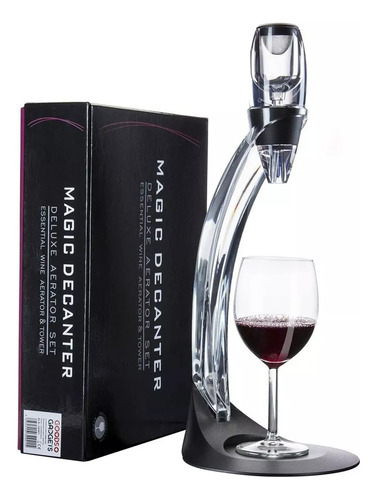 Aireador Oxigenador De Vinos Red Wine C/pie Magic Decanter