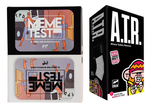 Atr + Meme Test | Juegos De Cartas Para Chicos Diversión