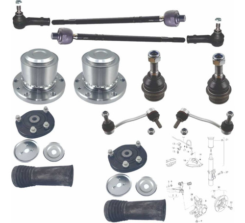 Kit Estabilizadores Bieleta Rotula Maza Bases Crafter 12-19