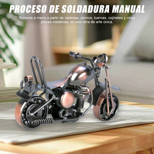 Adorno De Motocicleta De Metal Para Hombre Regalo Decoración