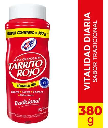 Kola Granulada Tarrito Rojo Tradicional Jgb X 380g