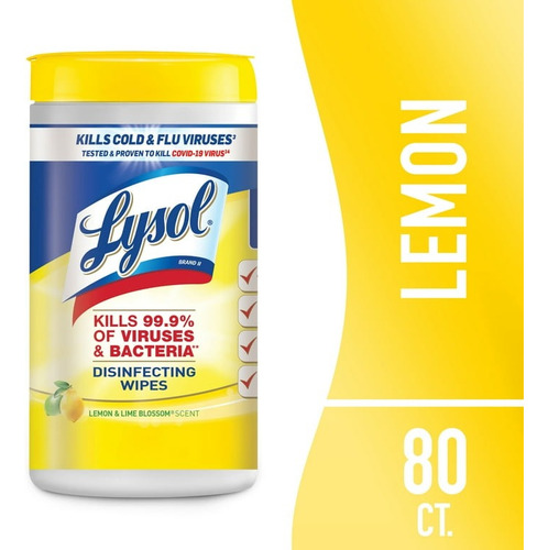 Lysol Pote De Lenços Desinfetantes Para Limpeza Eficaz