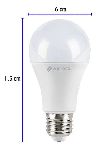 Lámpara De Led A19 12w Luz De Día 4pz C/caja 48794