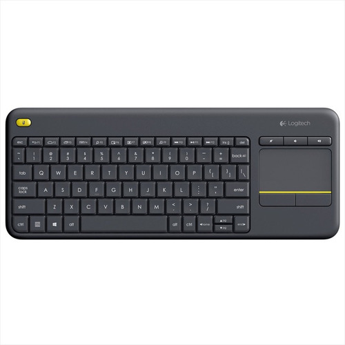 Teclado inalámbrico Logitech K400 Plus QWERTY español color negro