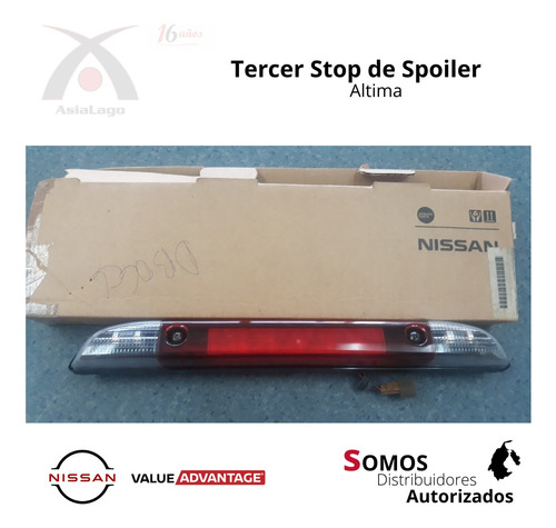 Tercer Stop De Spoiler Nissan Altima