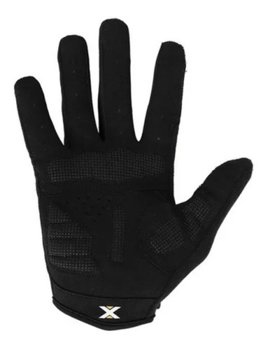 Imagem 2 de 3 de Luva Dx-3 Para Ciclismo Dedo Fechado Black Wind 2.0