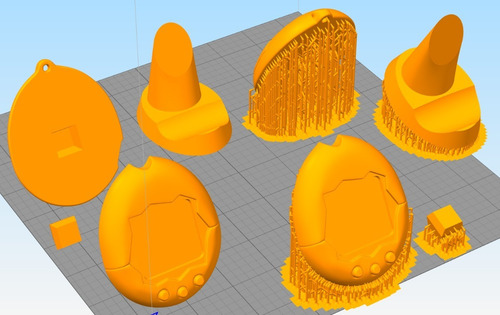 Pokemon Eeveelution Tamagotchi Archivo Stl Para Impresión 3d
