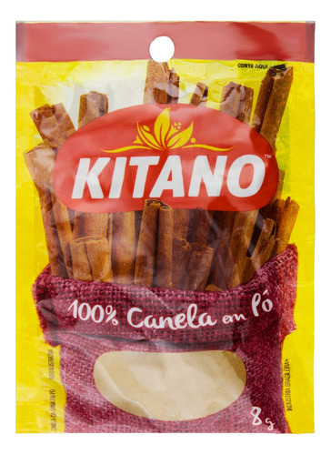 Canela Pó Kitano Pacote 8g