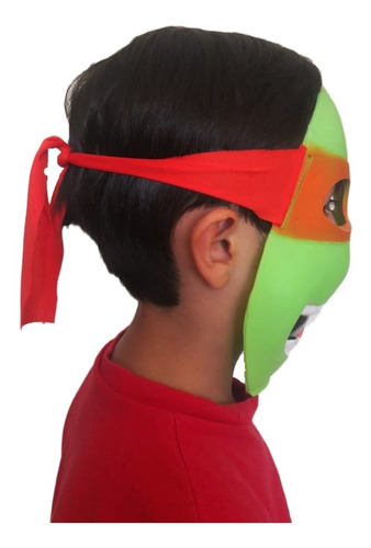 Máscara Tortugas Niños Naranja